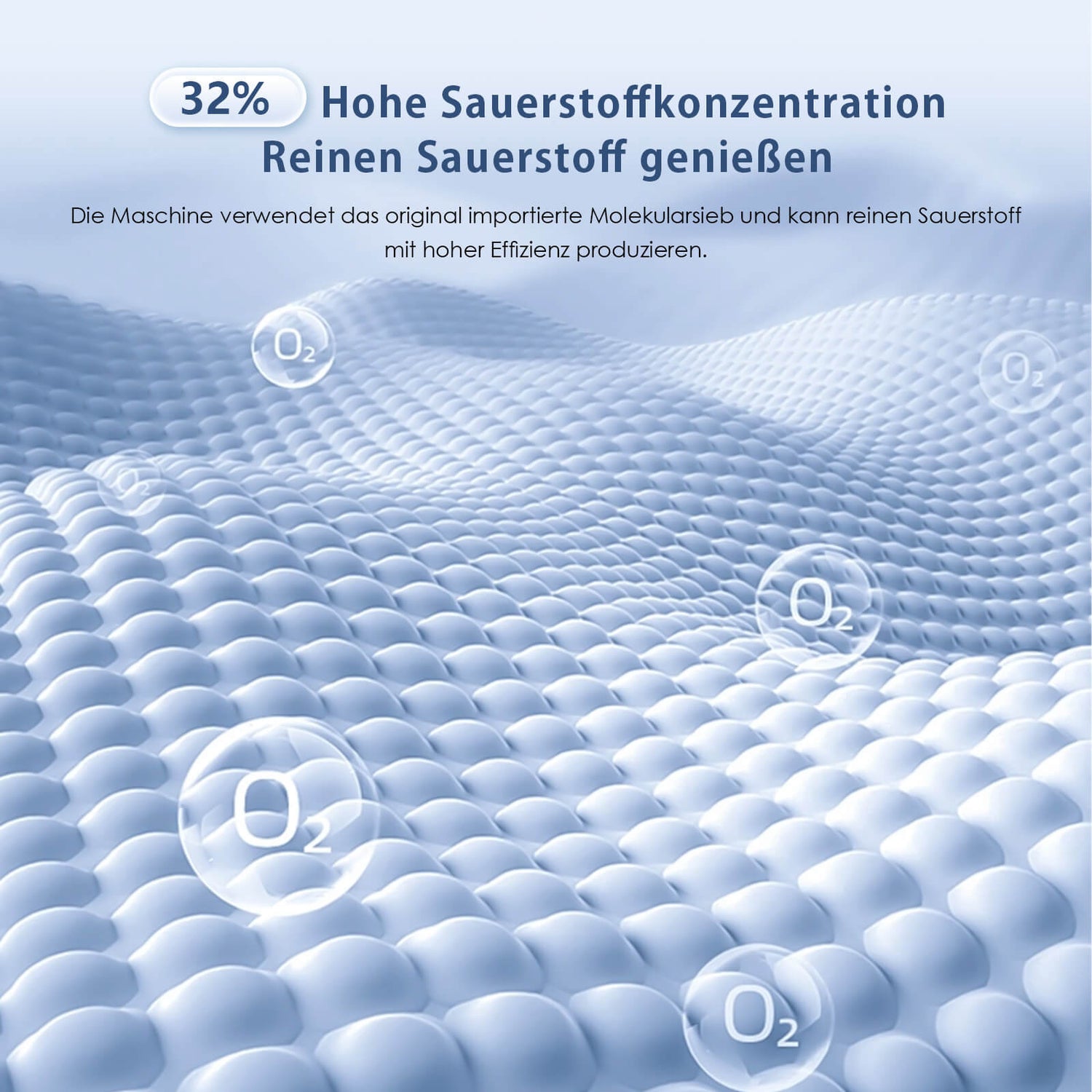 VARON 1-3L VL-1 Tragbarer kontinuierlicher Sauerstoffkonzentrator, bis zu 30% Sauerstoffkonzentration