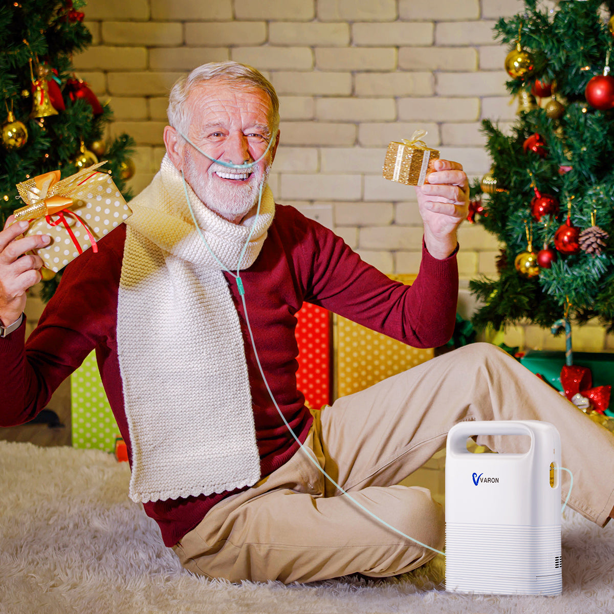 Tragbares Sauerstoffgerät Varon VP-2 mit Akku VARON