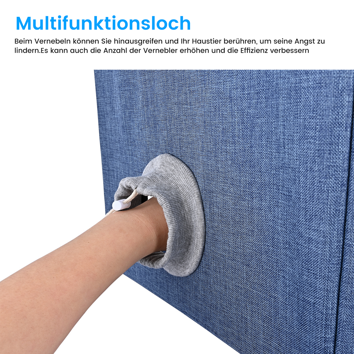 100L Sauerstoffkammer für Haustiere – Komfortabler Raum für Sauerstoff- & Aerosoltherapie VARON