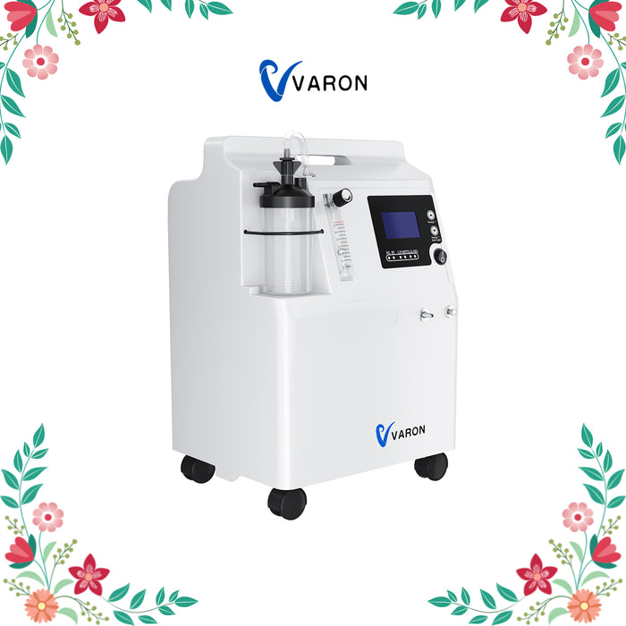 VARON Serene 5 kontinuierlicher Sauerstoffkonzentrator für zu Hause, umfassende Atemwegsversorgung, FDA-zugelassen