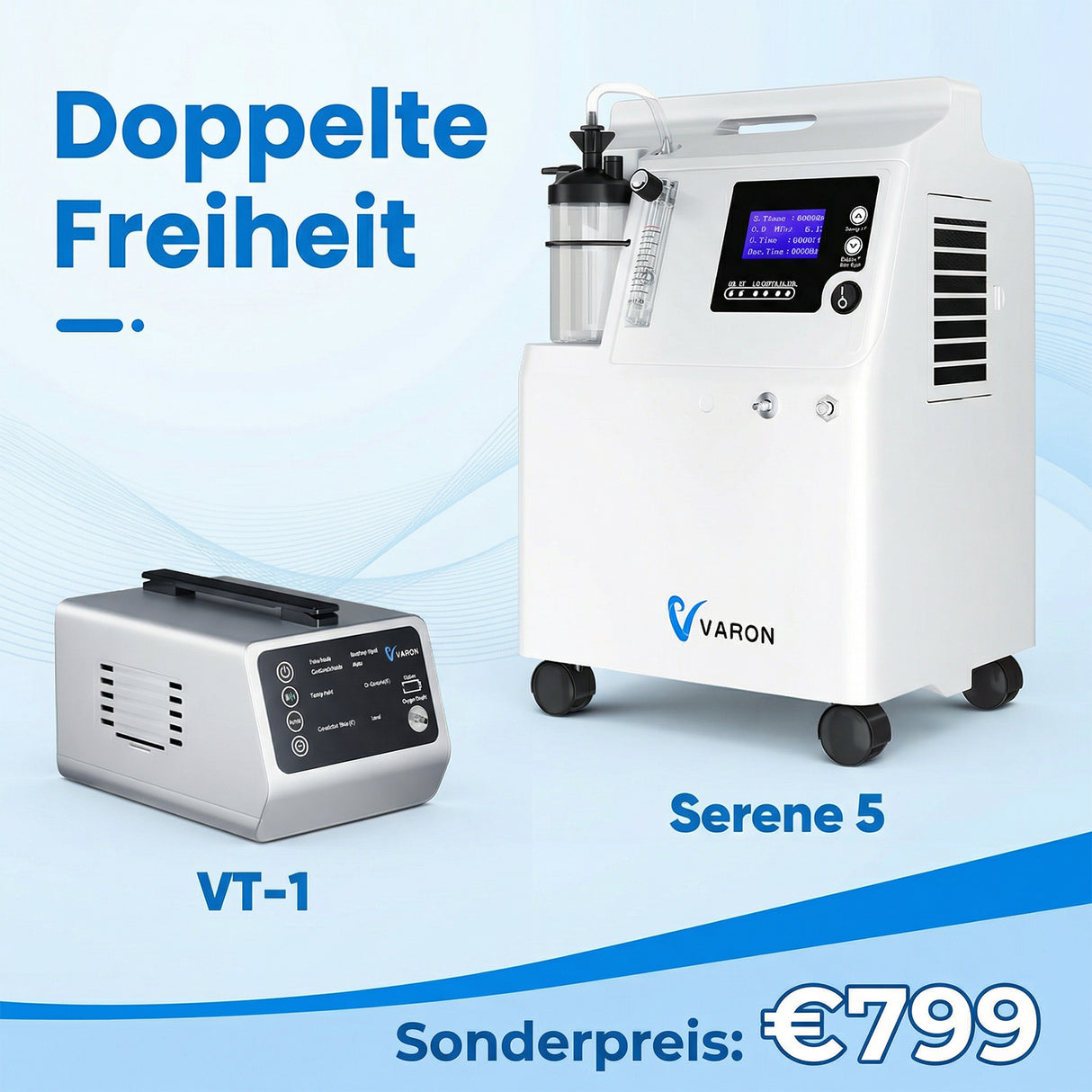 【Essenzielles Set】VARON Serene 5L + VT-1 | Komplette Lösung für Wohlbefinden zu Hause und auf Reisen VARON