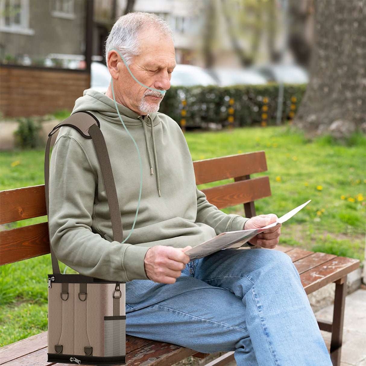 Multi-functional VP-6 portable oxygen concentrator backpack for travel and outdoor use