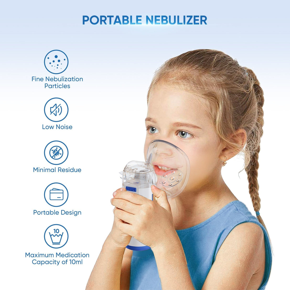 VARON Portable Nebulizer for Kids MY-133 VARON