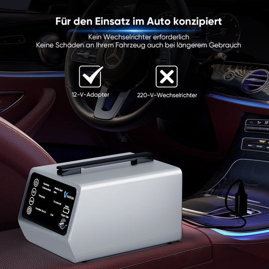 VARON VT-1 Puls- & Kontinuierlicher Sauerstoffkonzentrator | Ideal für Reisen, CE-geprüft VARON