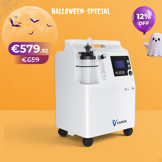 VARON Serene 5L Sauerstoff-Konzentrator | CE-Zertifizierung, 72H Betrieb FDA-zugelassen VARON
