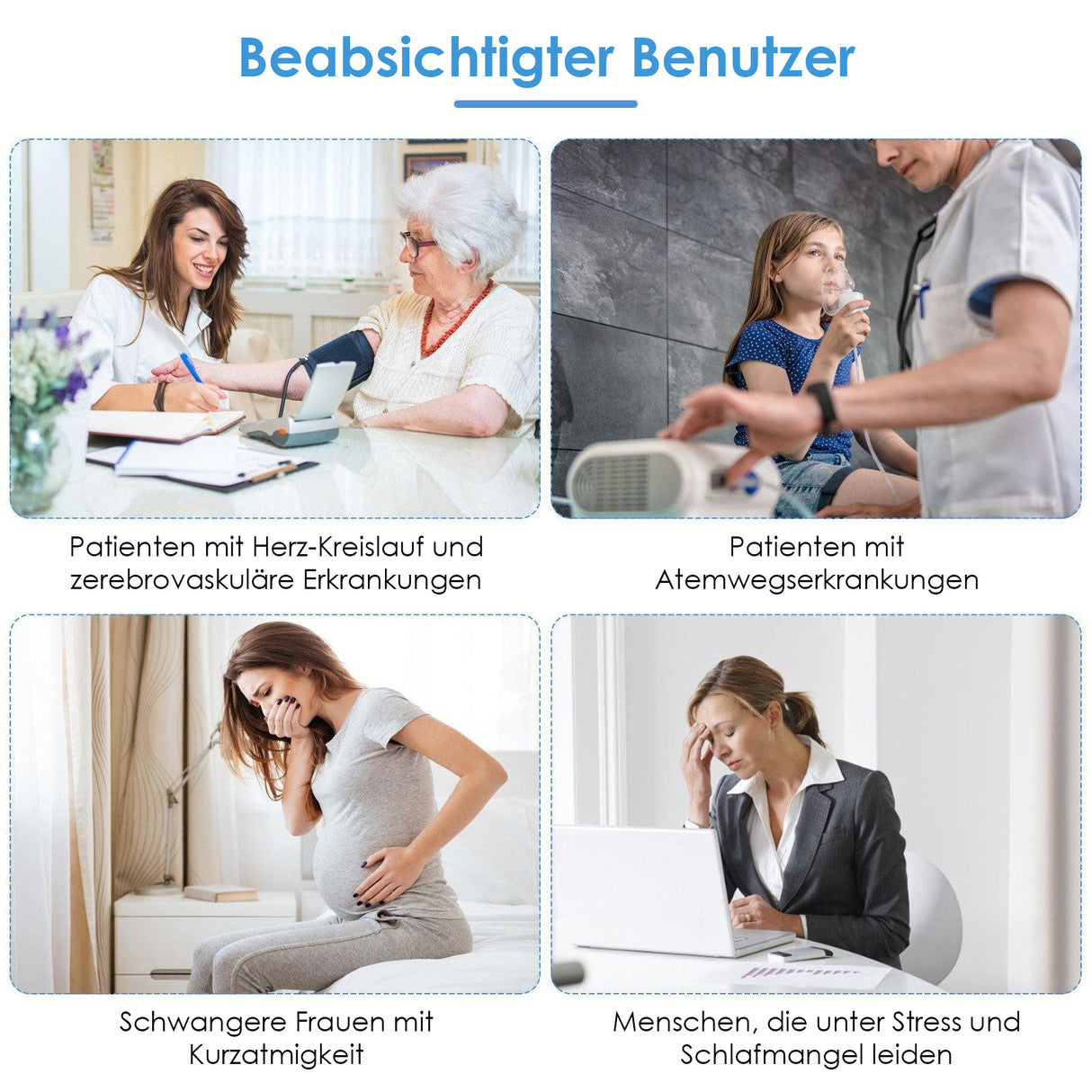 VARON VP-1 tragbarer Sauerstoffkonzentrator – geeignet für verschiedene Nutzergruppen