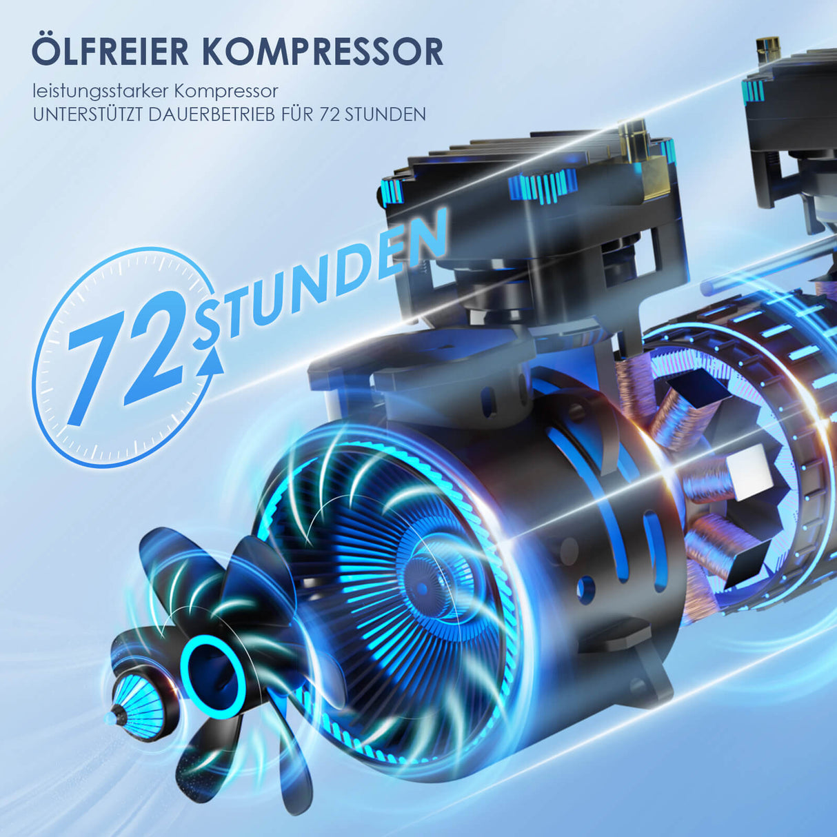 VARON VH-3 kontinuierlicher Sauerstoffkonzentrator für zu Hause, stabil und benutzerfreundlich