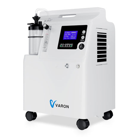 VARON Serene 5L Sauerstoff-Konzentrator | Geräuscharm, 72H Betrieb FDA-zugelassen VARON