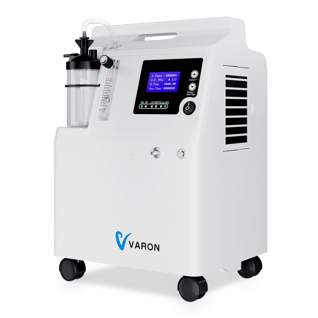 VARON Serene 5L Sauerstoff-Konzentrator | Geräuscharm, 72H Betrieb FDA-zugelassen VARON