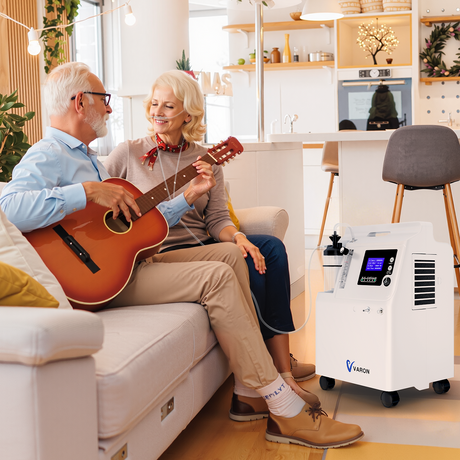 VARON Serene 5 vs. Philips Oxygenate 5 – Vergleich stationärer Sauerstoffkonzentratoren für den täglichen Gebrauch