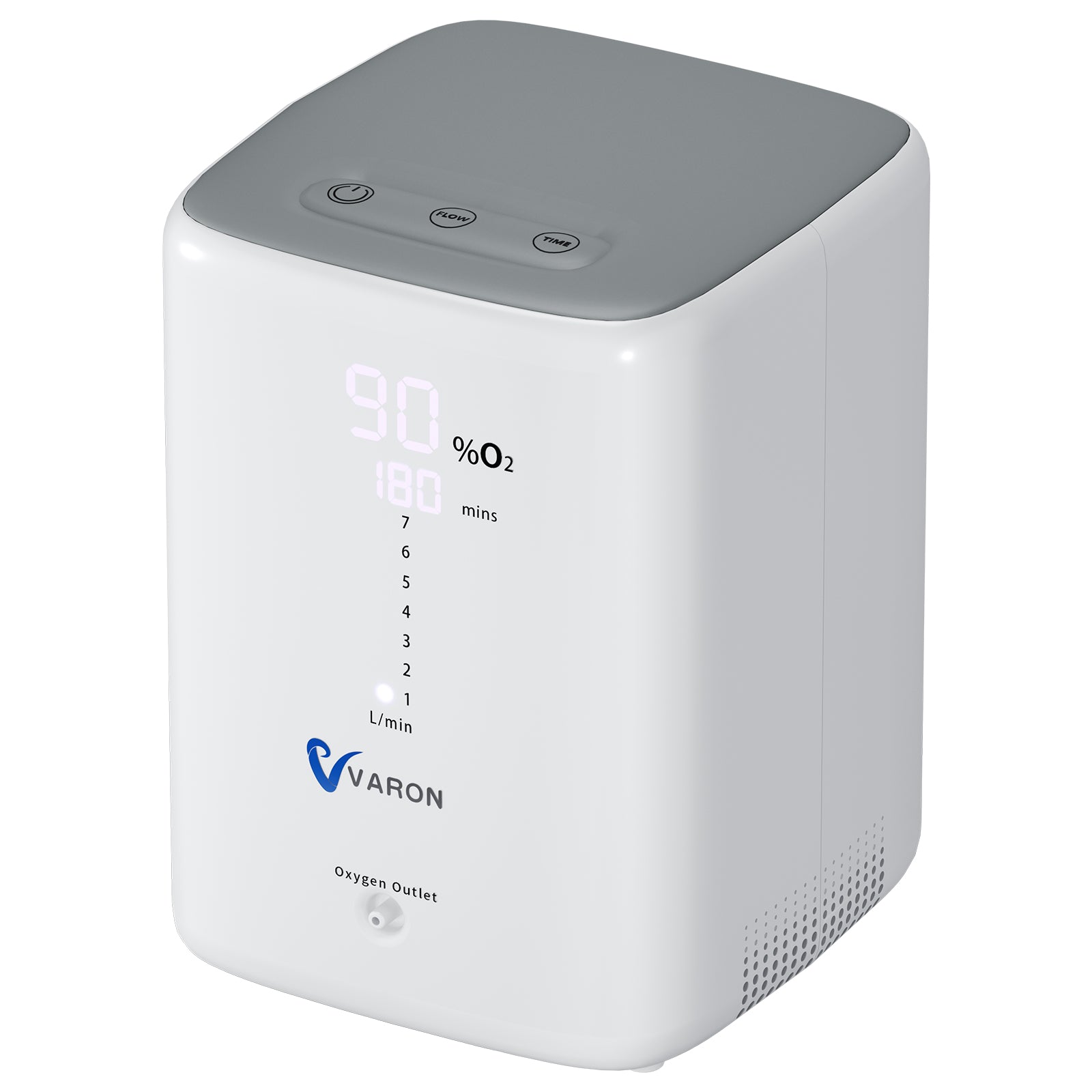 VARON VH-3 Heim-Sauerstoffkonzentrator | 7-Stufen-Regelung, Komfortable Therapie, CE-geprüft VARON