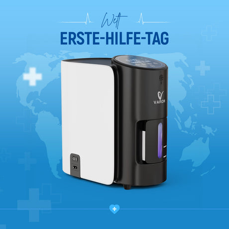 VARON VH-1 Heim-Sauerstoffkonzentrator | 1-7L/min, Vital Senior Health, CE-geprüft VARON