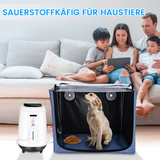 100L Sauerstoffkammer für Haustiere – Komfortabler Raum für Sauerstoff- & Aerosoltherapie VARON