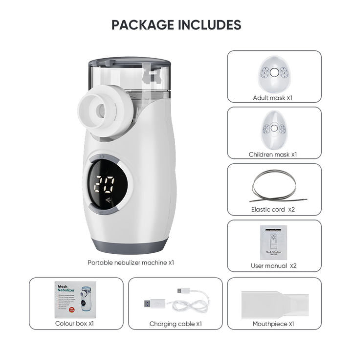VARON Portable Nebulizer for Nebulizer Treatment MY-135B VARON