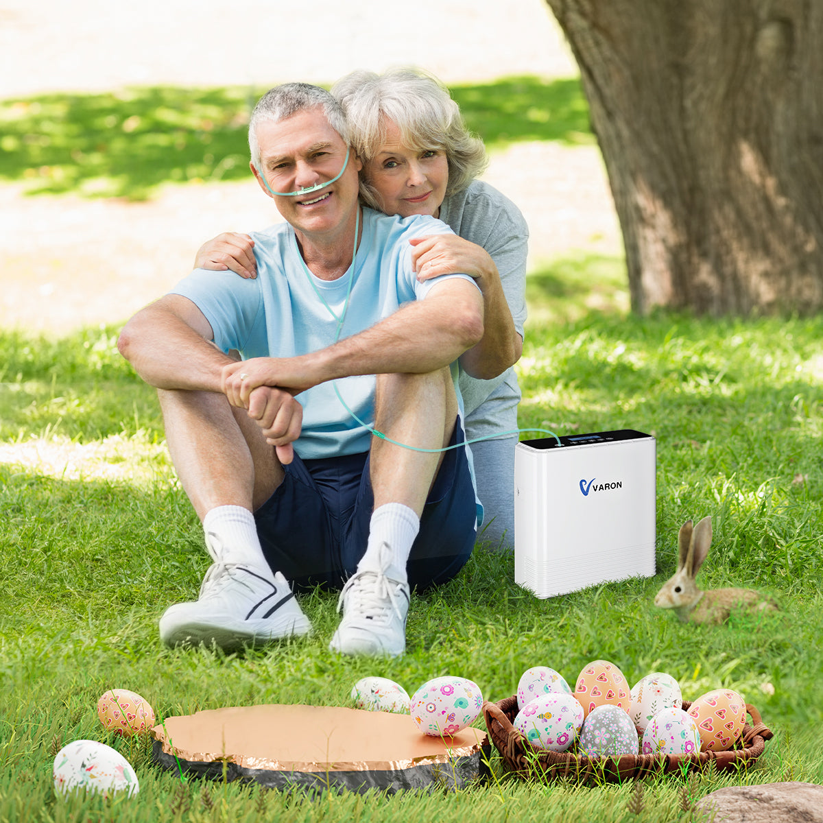 VARON VP-6 Tragbarer kontinuierlicher Sauerstoffkonzentrator für ältere Menschen