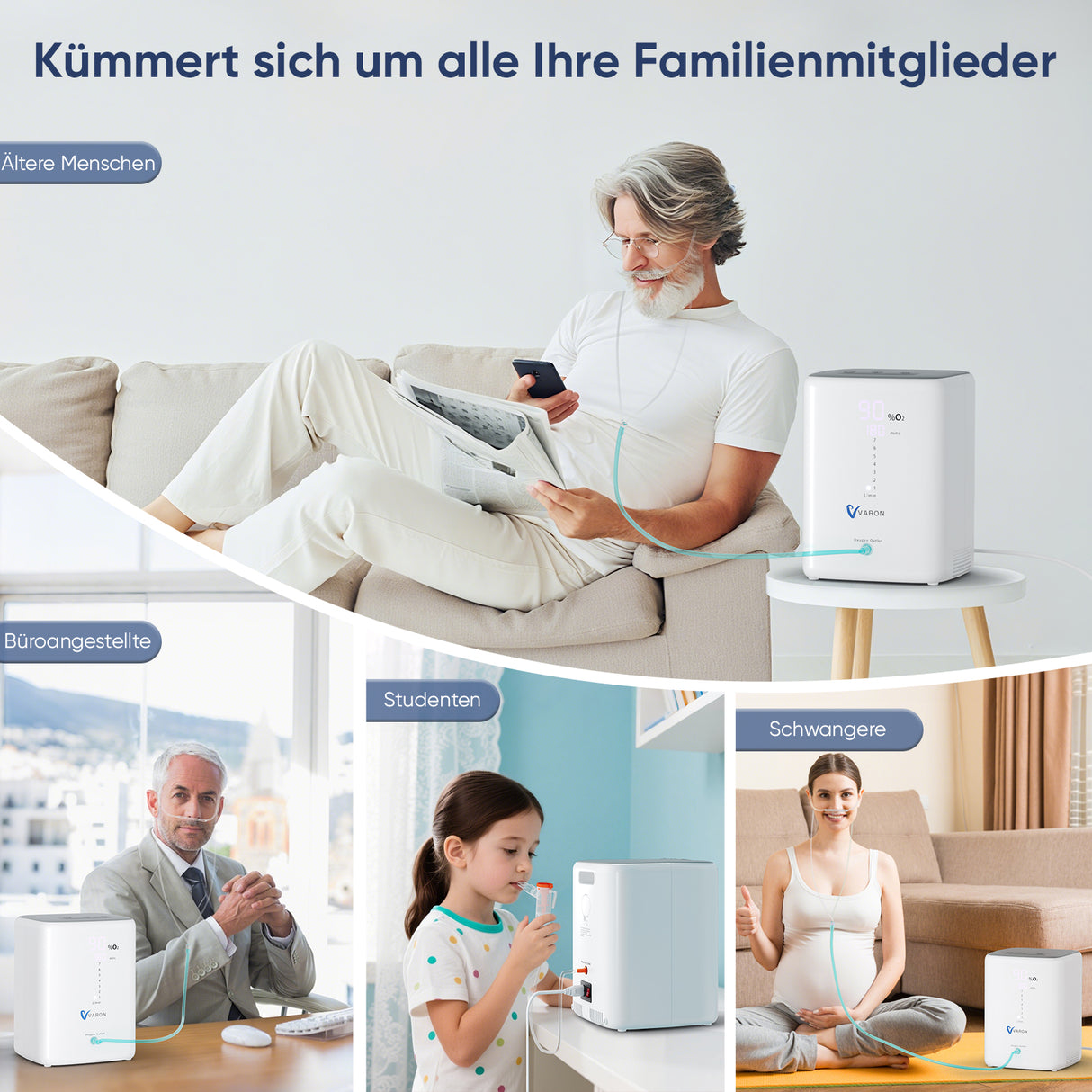Sauerstoffgerät für Zuhause 1-7L/min Varon VH-3 VARON
