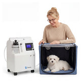 Sauerstoffkonzentrator für Haustiere 1-5L/min, <43dB | Modell Serene 5 | Kompatibel mit VARON Sauerstoffkammer VARON