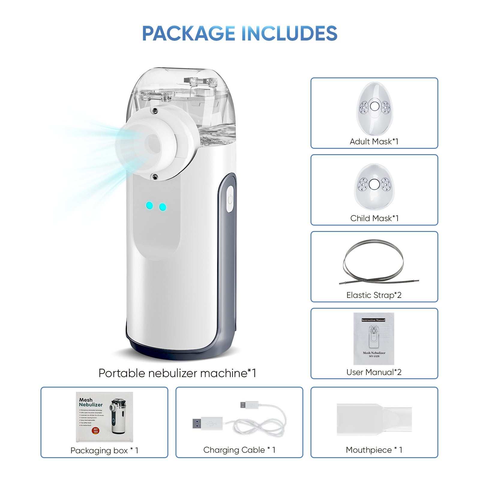 VARON Portable Nebulizer Machine MY-132 VARON