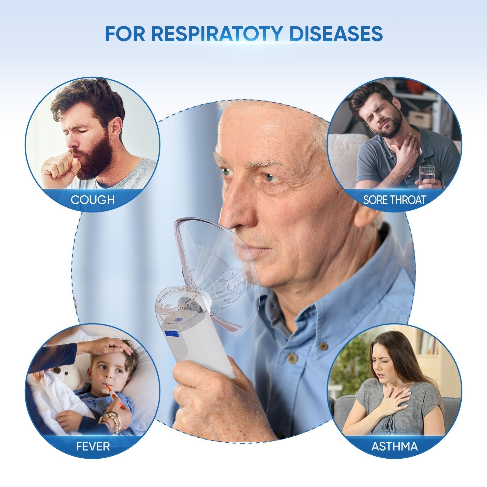 VARON Portable Nebulizer for Kids MY-133 VARON