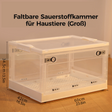 Faltbare Sauerstoffkammer für Haustiere – Für Zuhause & unterwegs VARON