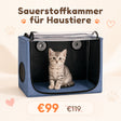 100L Sauerstoffkammer für Haustiere – Komfortabler Raum für Sauerstoff- & Aerosoltherapie VARON