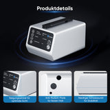 VARON VT-1 Puls- & Kontinuierlicher Sauerstoffkonzentrator | Ideal für Reisen, CE-geprüft VARON