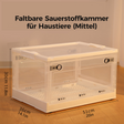 Faltbare Sauerstoffkammer für Haustiere – Für Zuhause & unterwegs VARON
