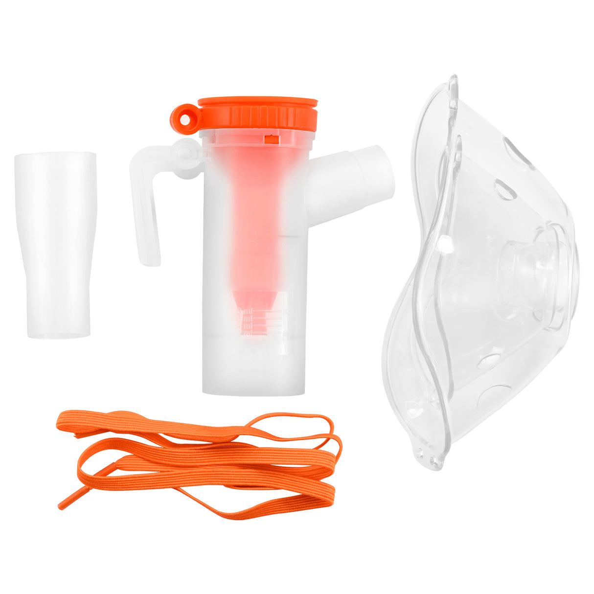 Maskeninhalator-Set Zubehör für Sauerstoffkonzentrator VH-1/VH-2/VH-3/VH-2 PRO (blau oder orange, zufällig ausgewählt, 2 Stück) VARON