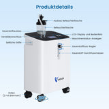 VARON VH-3 PRO Heim-Sauerstoffkonzentrator | 10-Stufen-Regelung, Komfortable Therapie, CE-geprüft VARON