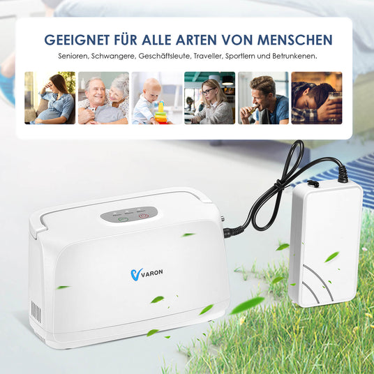 VARON VL-1 Sauerstoffkonzentrator mobil – geeignet für unterschiedliche Nutzergruppen