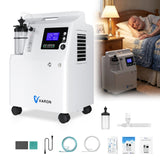 VARON Serene 5 Sauerstoffgerät Für Zuhause | 5 liter, CE-Zertifizierung, 72H Betrieb VARON