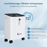 Sauerstoffkonzentrator für Haustiere 1-3L/min | Modell VH-3 PRO | Kompatibel mit VARON Sauerstoffkammer VARON