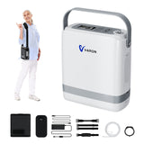 Neues VARON VP-8G | Sauerstoffkonzentrator Mobil mit Pulsfluss-Technologie (1-8 Stufen) VARON