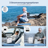 VARON VP-6 Kontinuierlicher tragbarer Sauerstoff-Konzentrator | 1-6L/min Durchfluss, CE-geprüft VARON