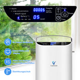 VARON VP-1 Pulse Sauerstoffkonzentrator Mobil mit Akku | 24-Stunden-Betrieb, CE-zertifiziert VARON