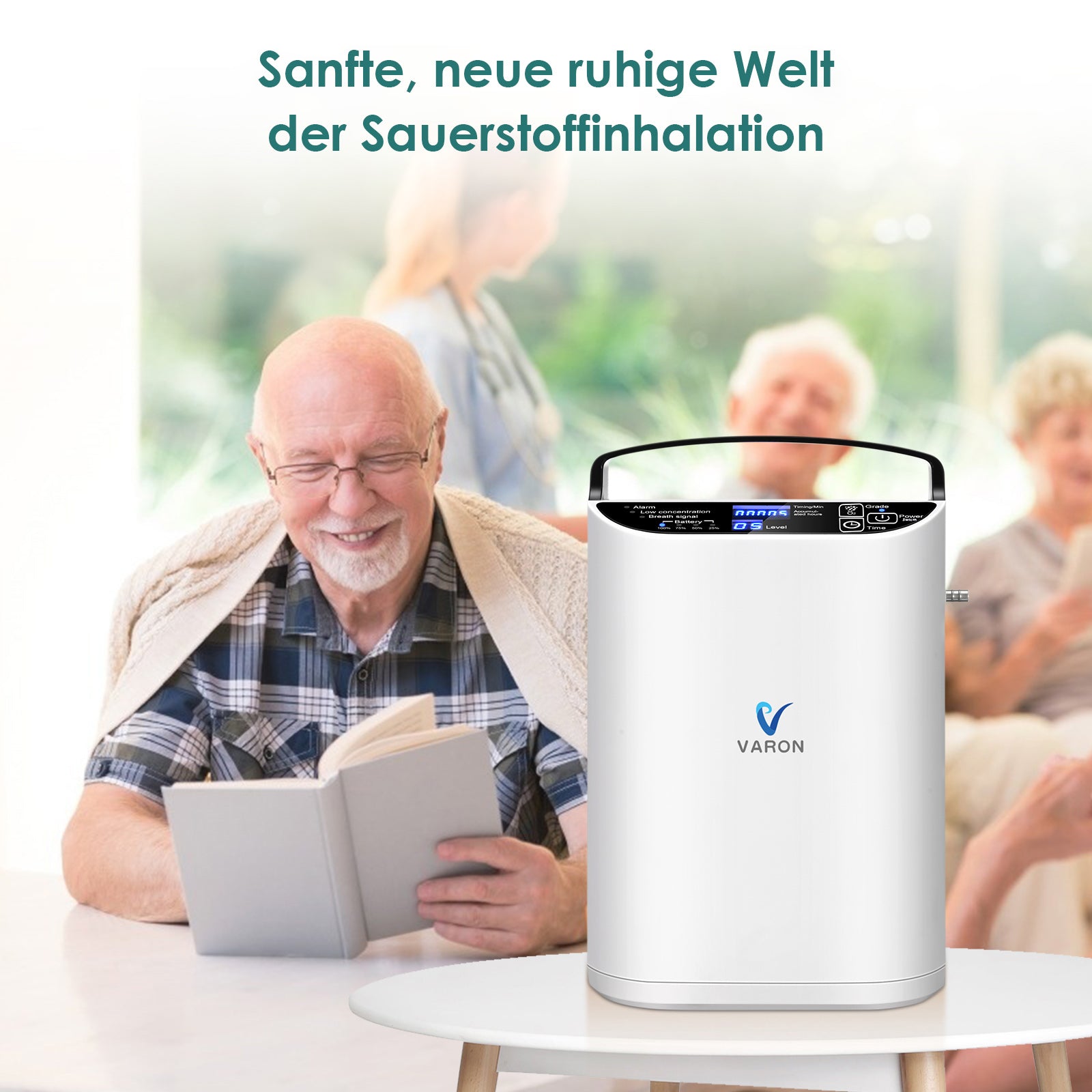 VARON 5L Pulse Flow Mobiles  Sauerstoffgerät VP-1