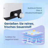 VARON VH-4 Sauerstoffgerät für Zuhause | Kontinuierlicher Fluss, CE-geprüft (1-9 Stufen) VARON