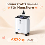 Sauerstoffkonzentrator für Haustiere 1-3L/min | Modell VH-3 PRO | Kompatibel mit VARON Sauerstoffkammer VARON