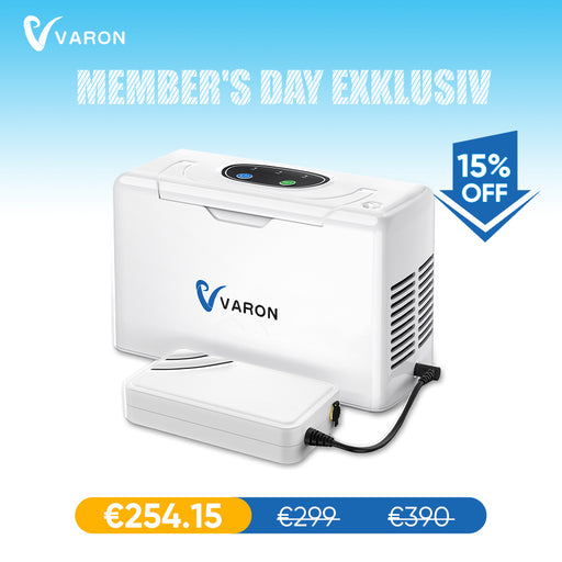 VARON 3L/min Appareil à oxygène léger VL-2