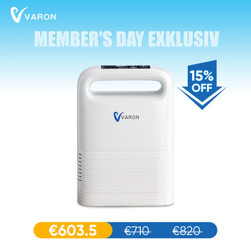 🔥Appareil à oxygène mobile à débit pulsé VARON 5L VP-2