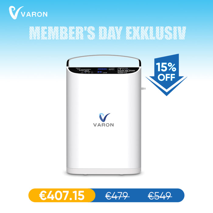 Appareil à oxygène mobile à débit pulsé VARON 5L VP-1