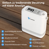 Neues VARON VP-8G | Sauerstoffkonzentrator Mobil mit Pulsfluss-Technologie (1-8 Stufen) VARON