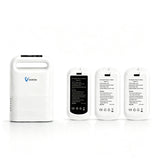 VARON VP-2 Mobiler Sauerstoffkonzentrator Bundle | 8 Stunden Laufzeit mit 2 Zusatzakkus VARON