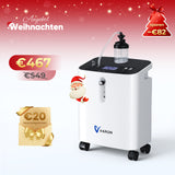 VARON VH-3 PRO Heim-Sauerstoffkonzentrator | 10-Stufen-Regelung, Komfortable Therapie, CE-geprüft VARON