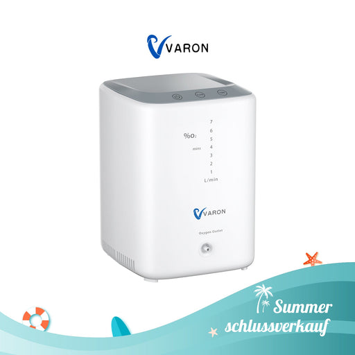 VARON VH-3 Heim-Sauerstoffkonzentrator | 1-7L/min Komfortable Therapie, CE-geprüft