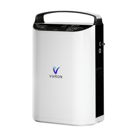 VARON VP-1 Pulse tragbarer Sauerstoffkonzentrator | 24-Stunden-Betrieb, CE-zertifiziert VARON