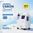 VARON Serene 5 Sauerstoffgerät für Zuhause FDA Zulassung Medizinischer Qualität 0.5-5L/min VARON