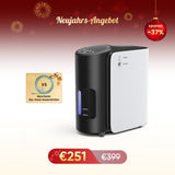 VARON VH-1 Heim-Sauerstoffkonzentrator | 7-Stufen-Regelung, Vitale Gesundheit für Senioren, CE-geprüft VARON