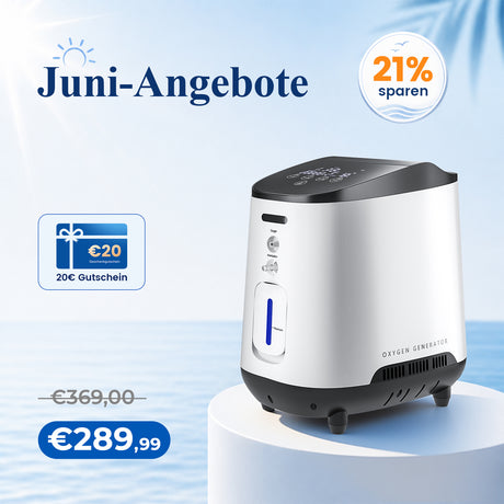 VARON VH-2 Sauerstoffgerät Für Zuhause | Kontinuierlicher Fluss, 24/7 Dauerbetrieb, CE-geprüft VARON