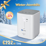 VARON VH-3 Sauerstoffgerät Für Zuhause | Kontinuierlicher Fluss mit Fernbedienung & Timer, CE-geprüft